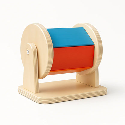 The Spinning Drum Wooden Infant Toy by Totli