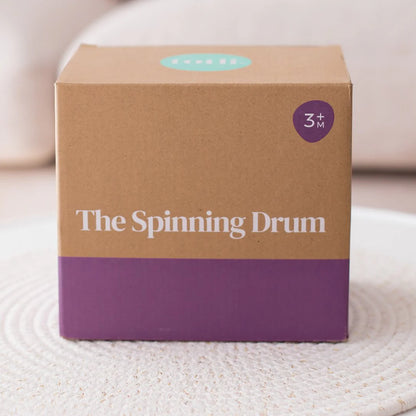 The Spinning Drum Wooden Infant Toy by Totli