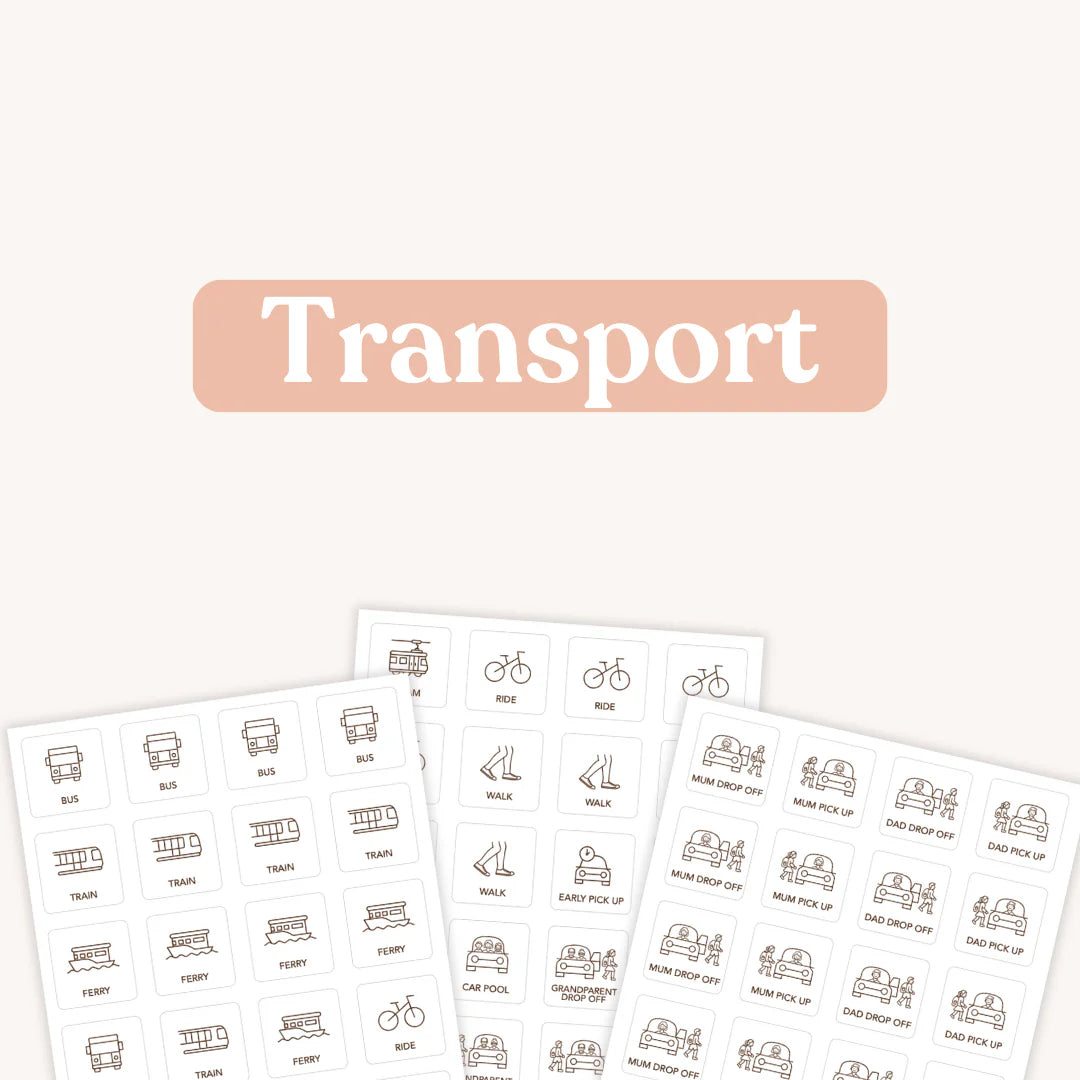Tile Labels - Transport