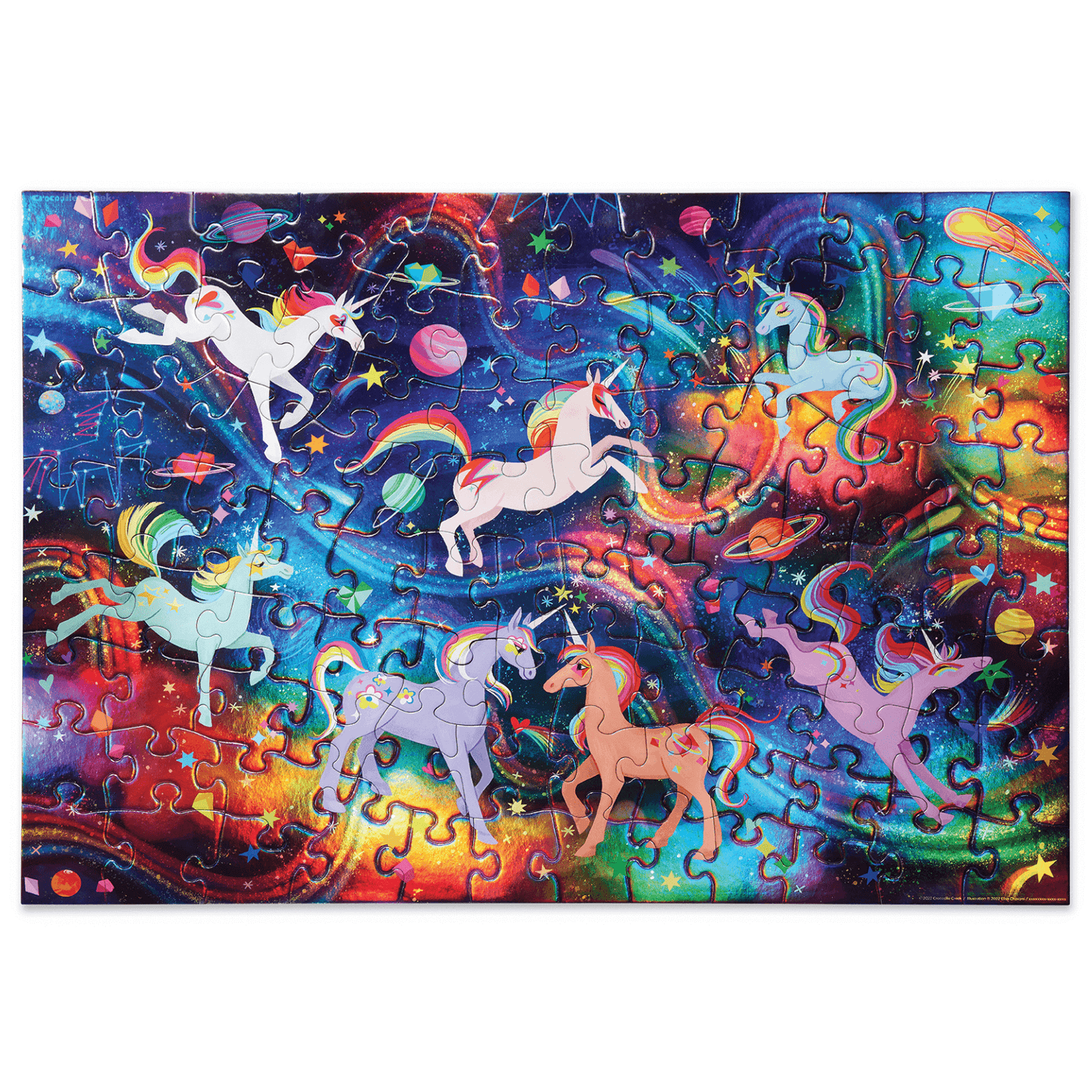 Foil Puzzle 100 pc - Unicorn Galaxy