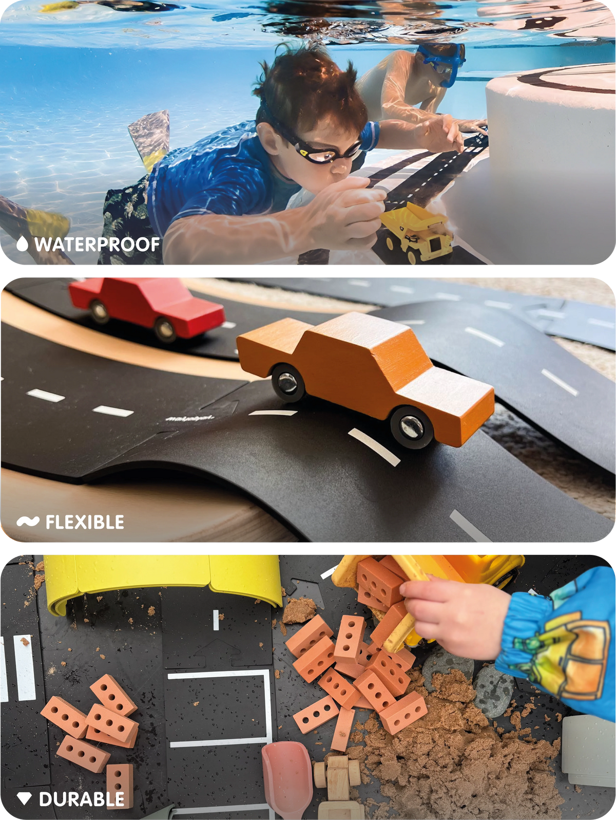 WaytoPlay Flexible Road - King of the Road Set - 40 Pieces