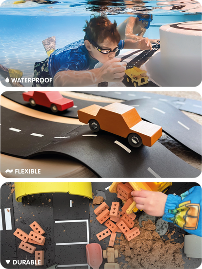 WaytoPlay Flexible Road - King of the Road Set - 40 Pieces