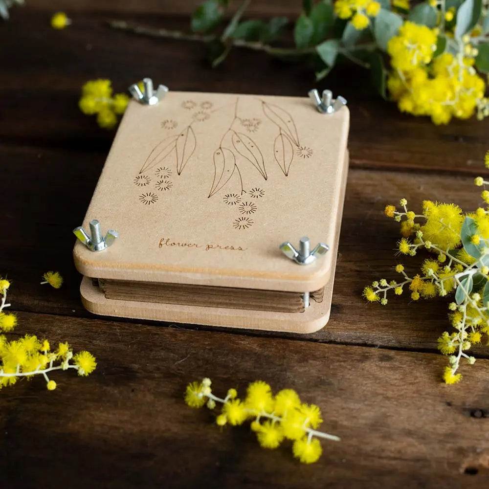 Mini Flower Press - Wattle