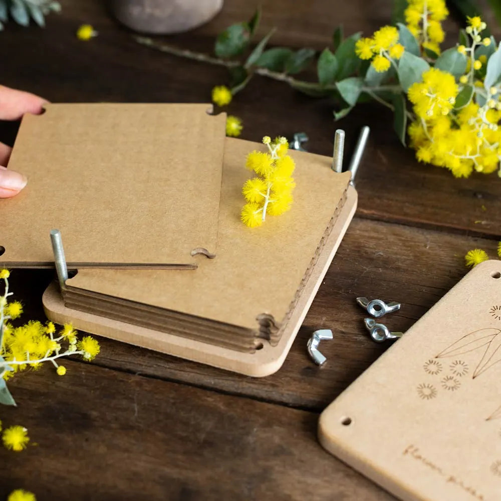 Mini Flower Press - Wattle