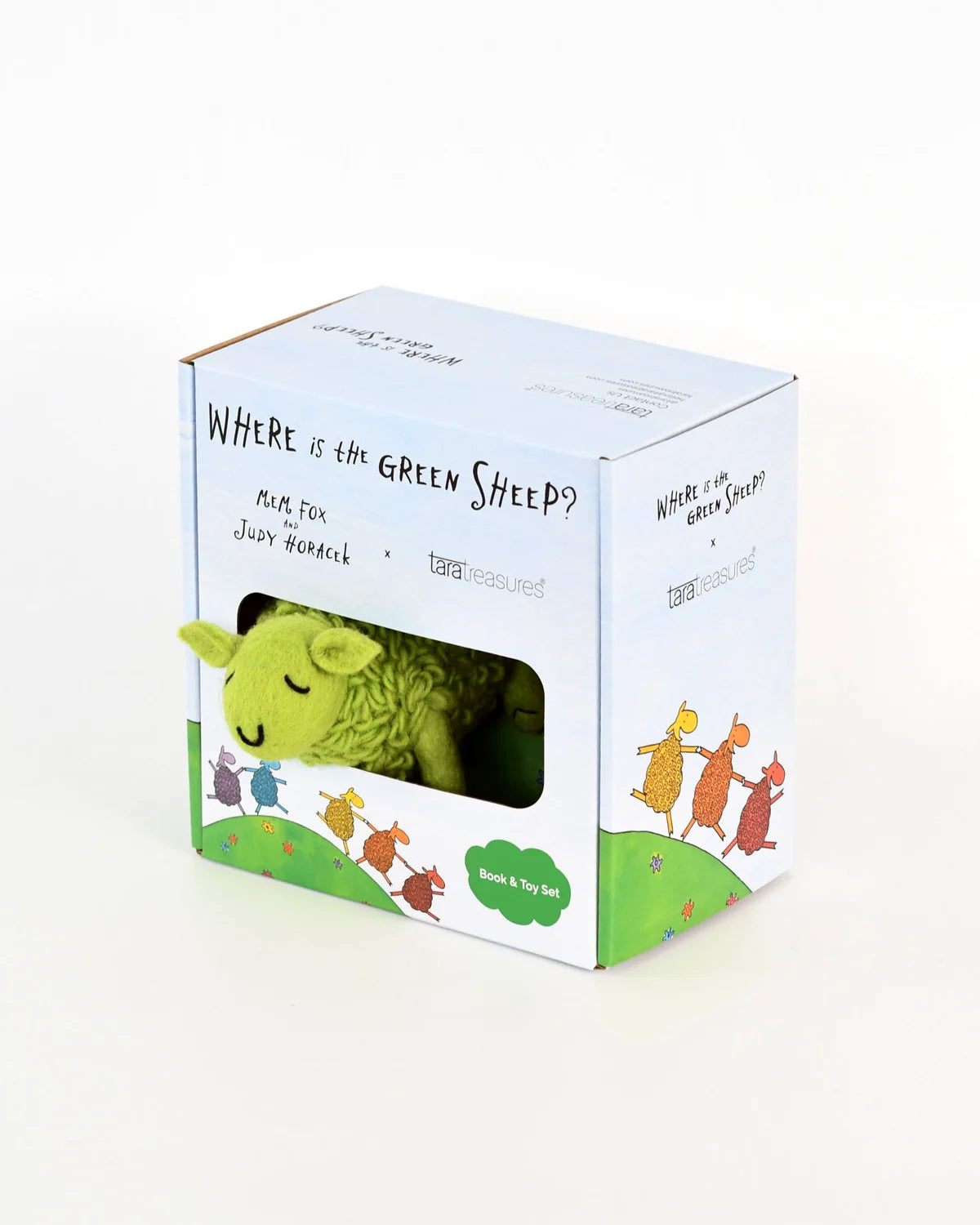 Where is The Green Sheep? - Book and Felt Toy Set