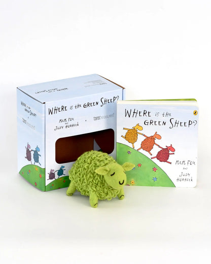 Where is The Green Sheep? - Book and Felt Toy Set