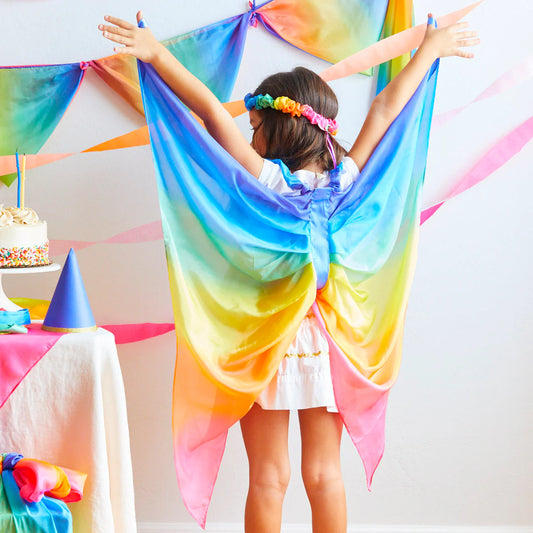 Sarah Silks Wings - Rainbow