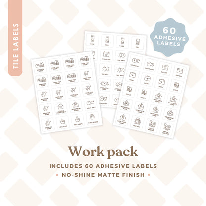 Tile Labels - Work