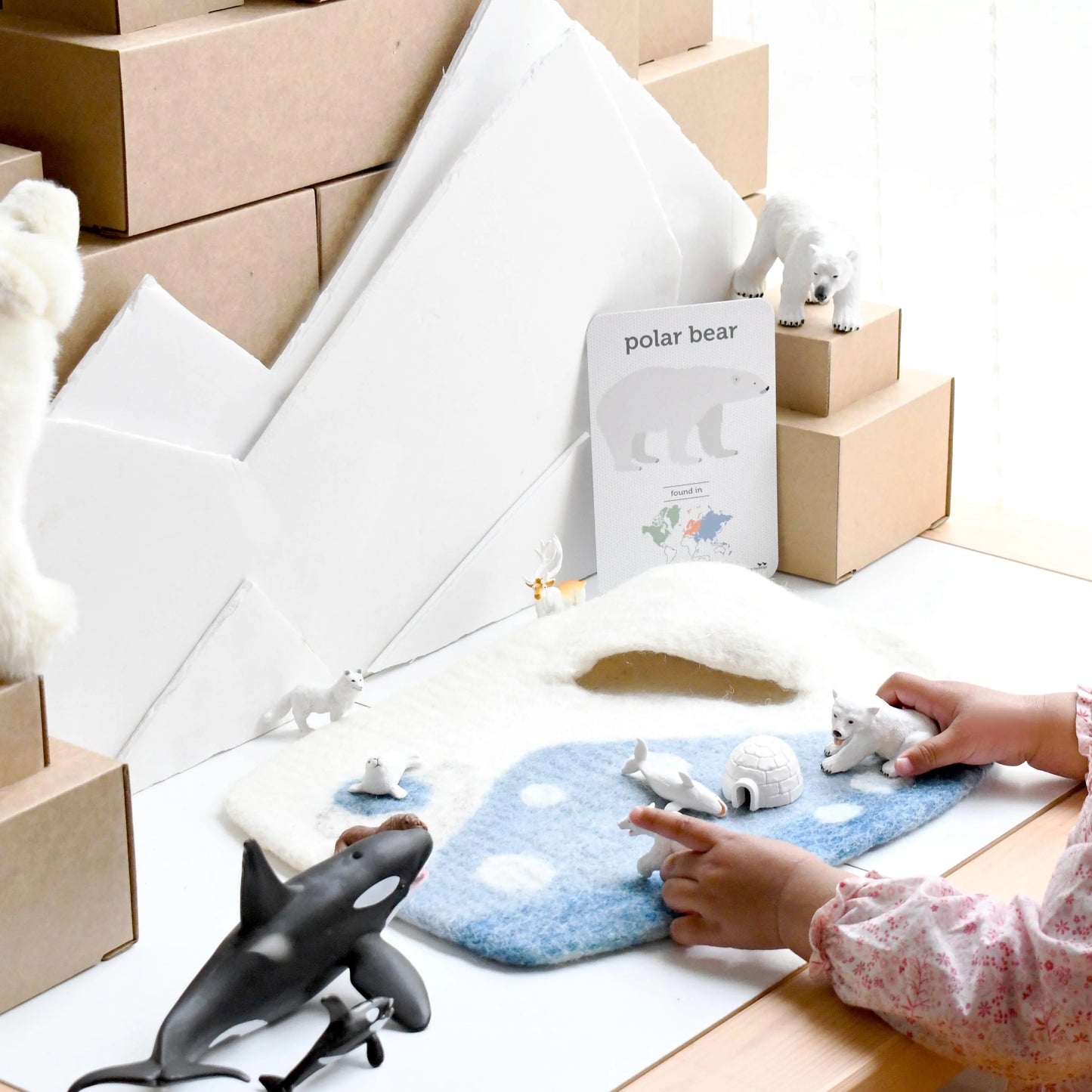 Small Arctic Play Mat Playscape