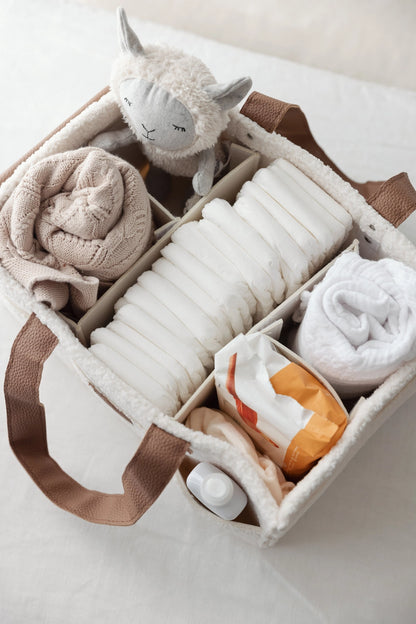 PRE ORDER - Nappy Caddy - Snow Tan
