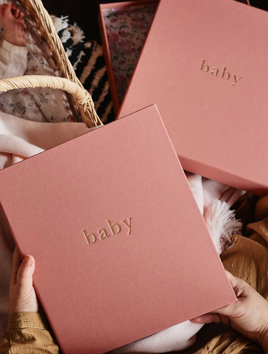 PRE ORDER - Baby - Your First Five Years Keepsake Box and Journal - Blush