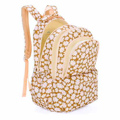 PRE ORDER - Campus School Backpack - Bloom Tan