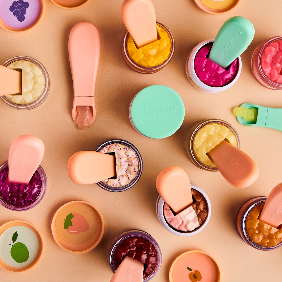 Strawberry Custard Jar and Spoon