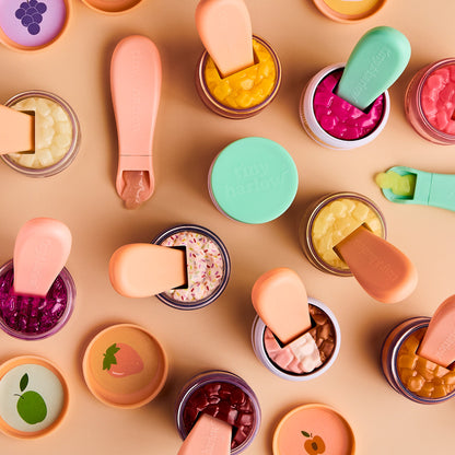Strawberry Custard Jar and Spoon
