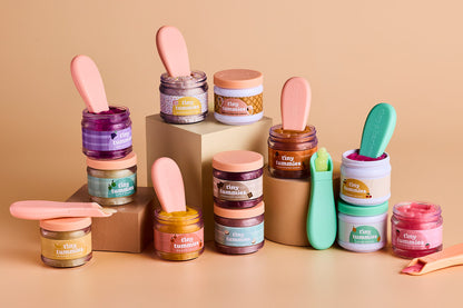Strawberry Custard Jar and Spoon