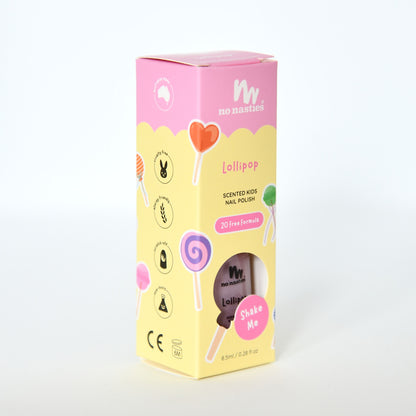 Scented Water Based Nail Polish - Lollipop - Candy Ice Pink