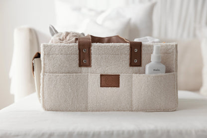PRE ORDER - Nappy Caddy - Snow Tan