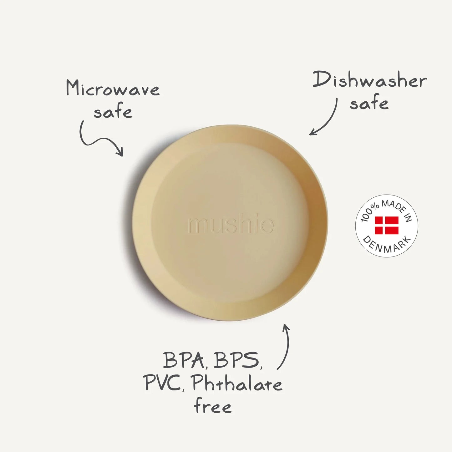 Round Dinner Plate 2 pack - Vanilla