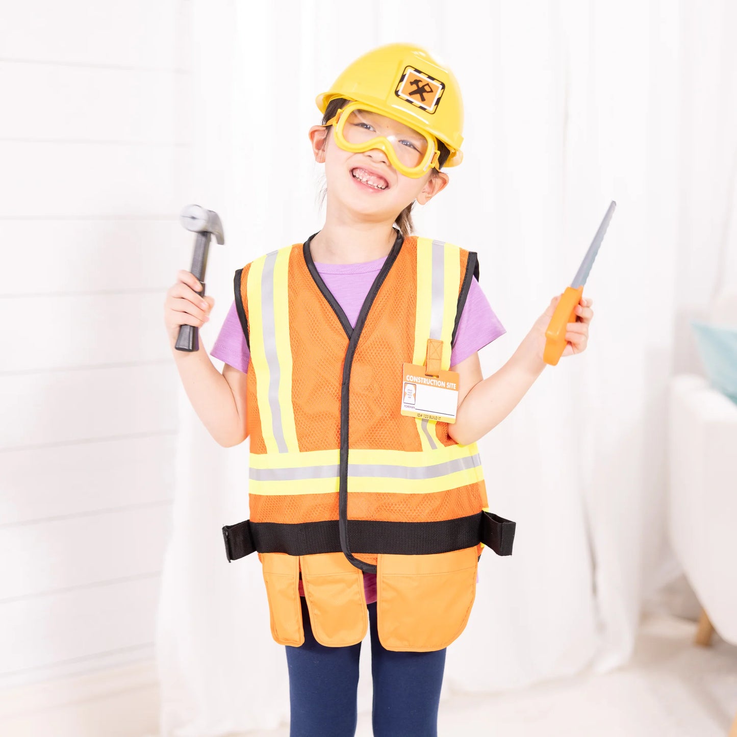 Construction Worker Costume Set