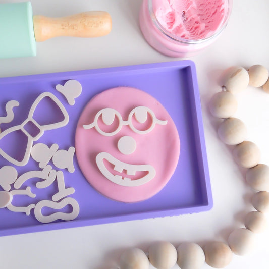 PRE ORDER - Eco Funny Faces - Beige