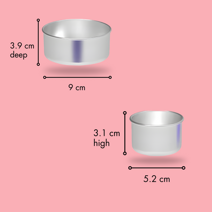 Snacker Pot x 2 Set - Blue