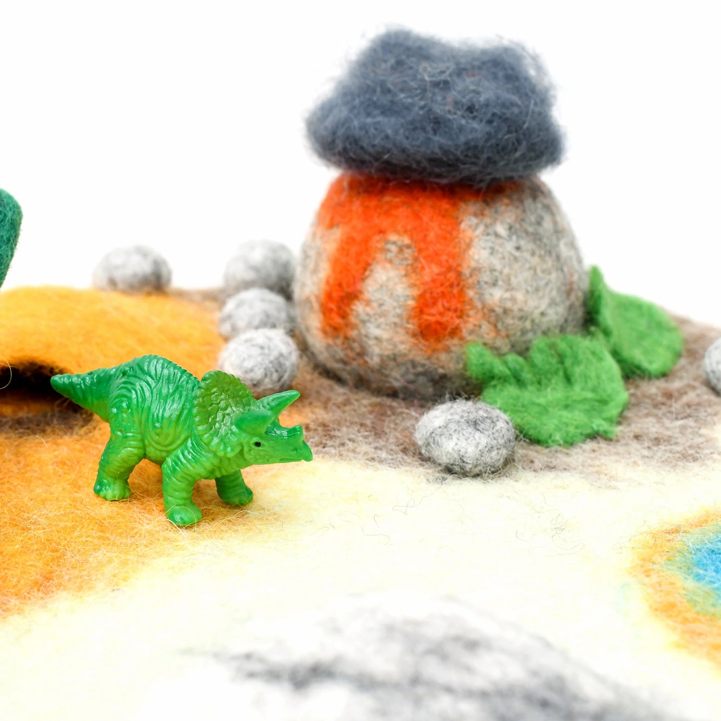 Small Dinosaur Ice Age Felt Play Mat Playscape
