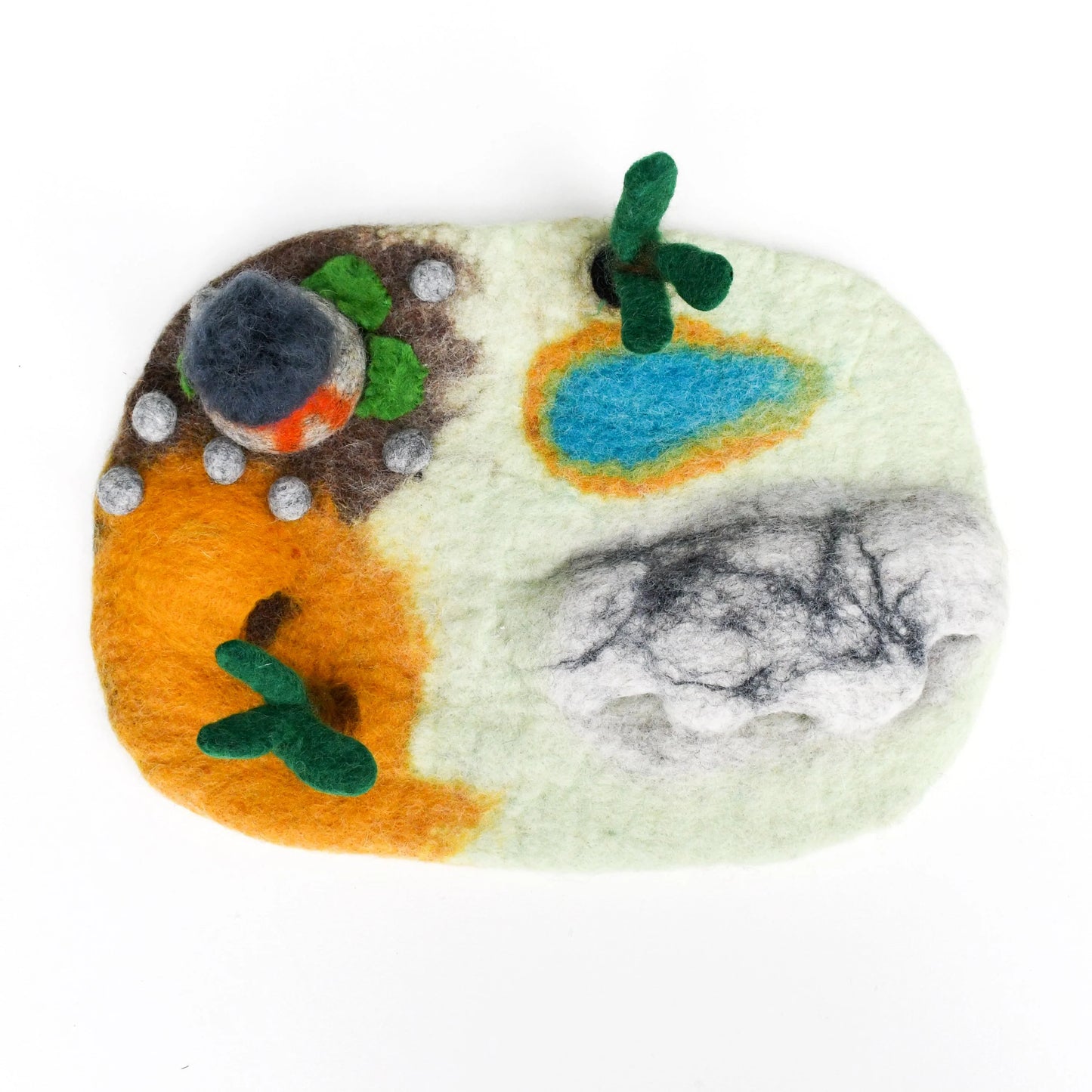Small Dinosaur Ice Age Felt Play Mat Playscape