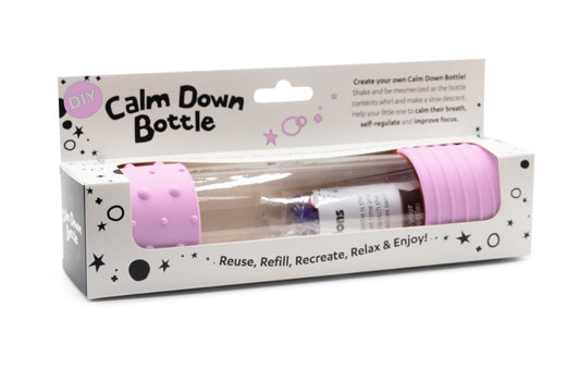 DIY Calm Down Bottle - Pastel Pink
