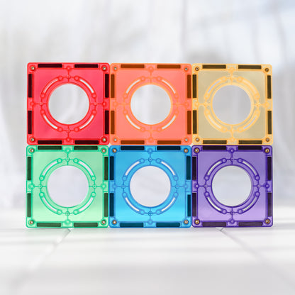 Magnetic Tiles - 92 pc Rainbow Ball Run Pack