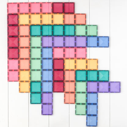 Magnetic Tiles - 24 pc Pastel Rectangle Pack