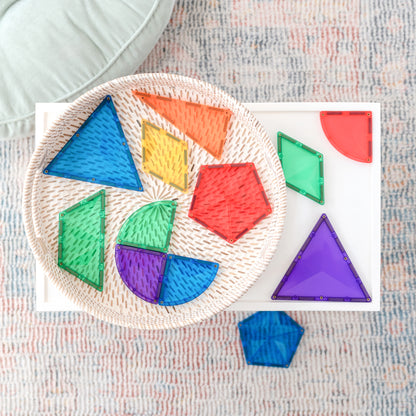 Magnetic Tiles - 36 pc Rainbow Shape Expansion Pack