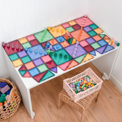 Magnetic Tiles - 64 pc Pastel Starter Pack