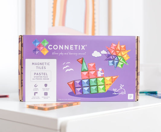 Magnetic Tiles - 64 pc Pastel Starter Pack