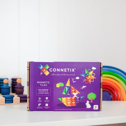 Magnetic Tiles - 60 pc Rainbow Starter Pack