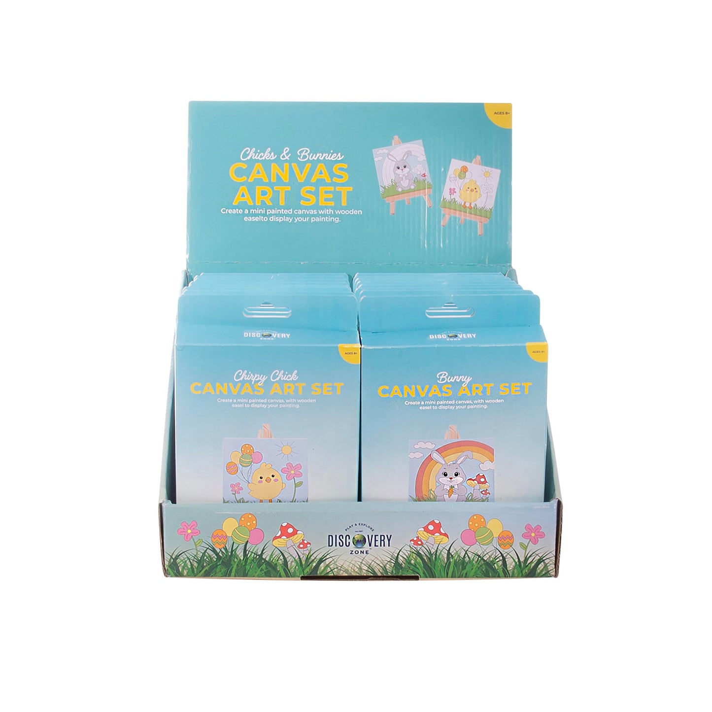 Easter Canvas Art Set - Chicks & Bunnies