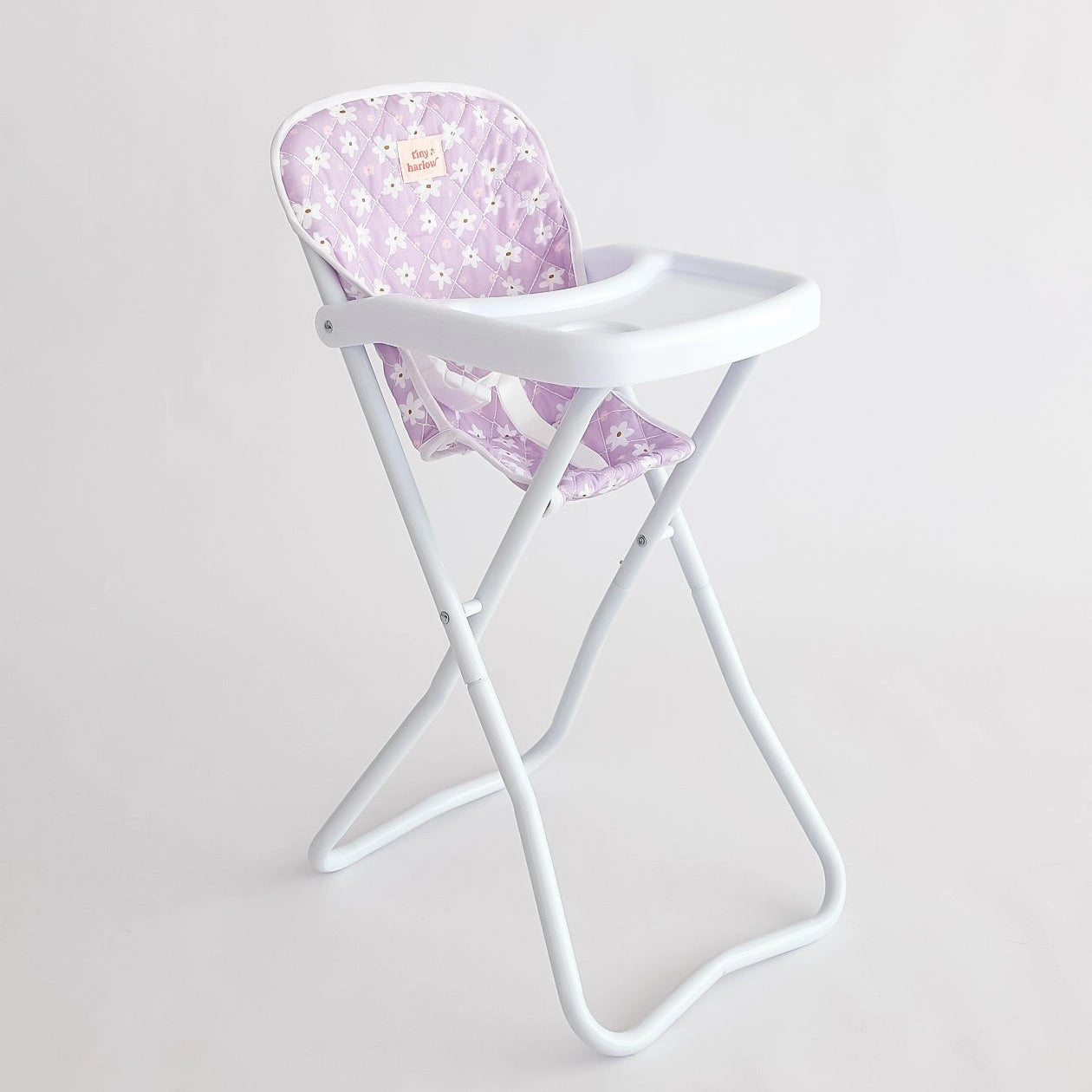 PRE ORDER - Doll's High Chair - Lilac Daisy