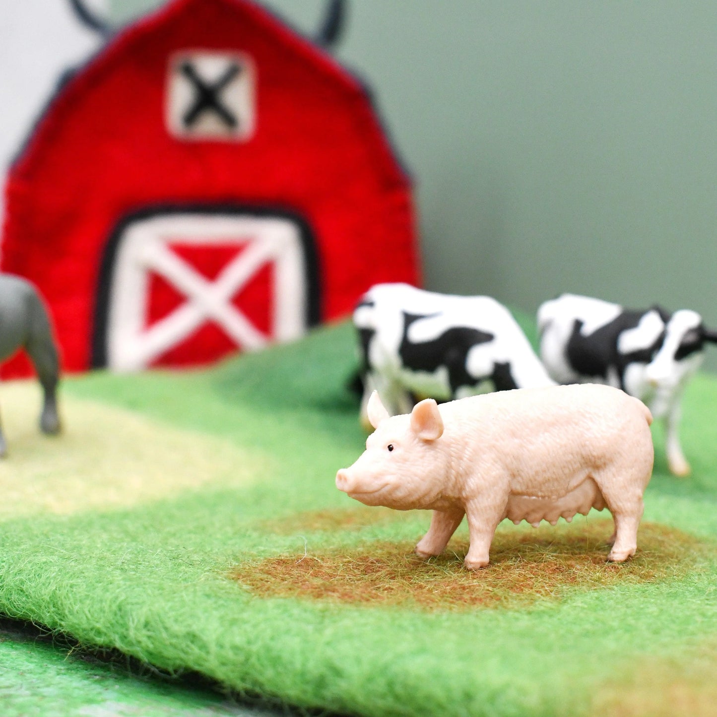 Small Farm Felt Play Mat Playscape