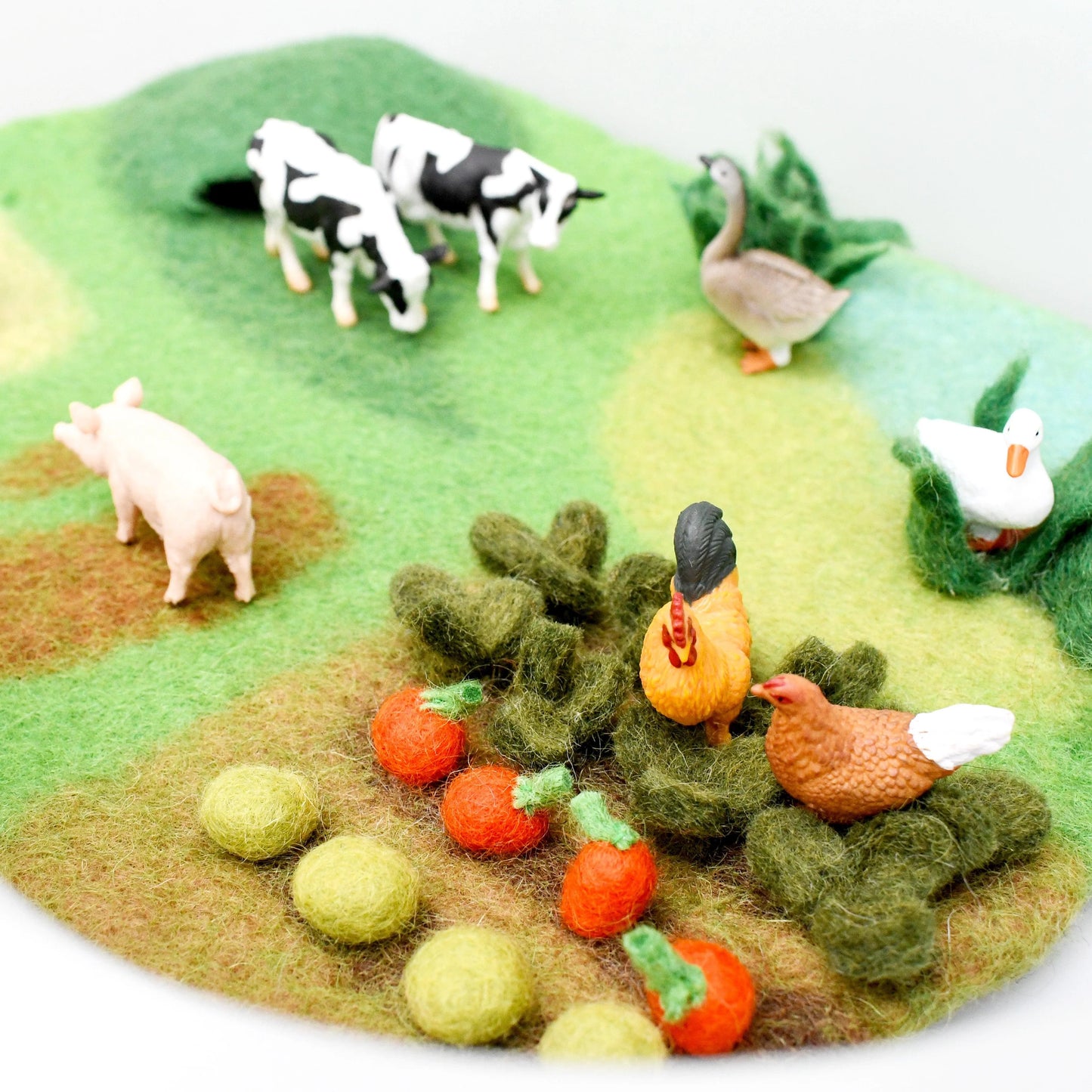 Small Farm Felt Play Mat Playscape