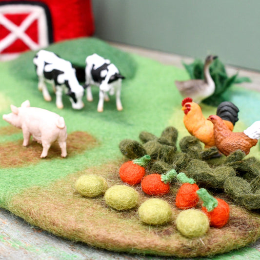 Small Farm Felt Play Mat Playscape