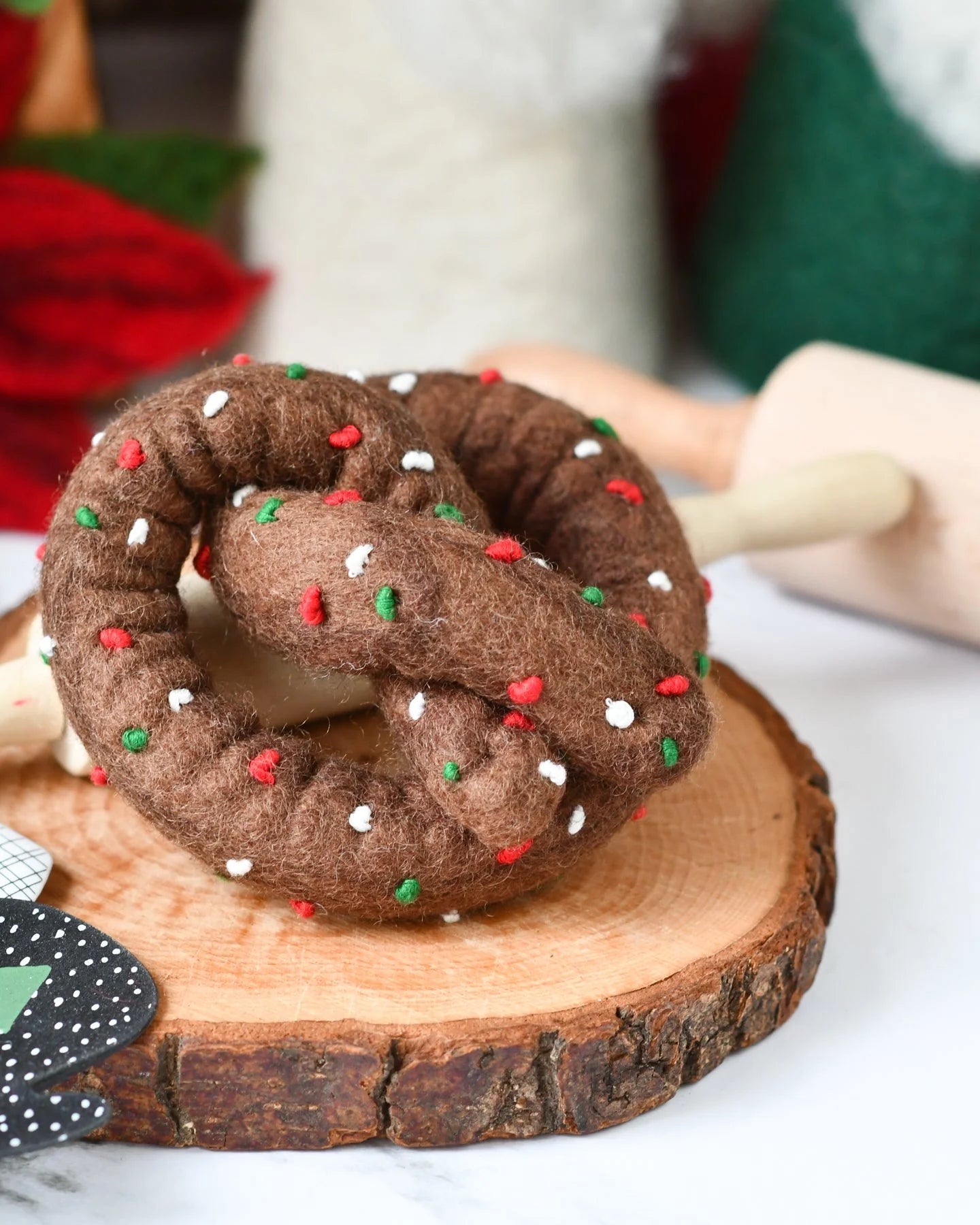 Felt Christmas Pretzel