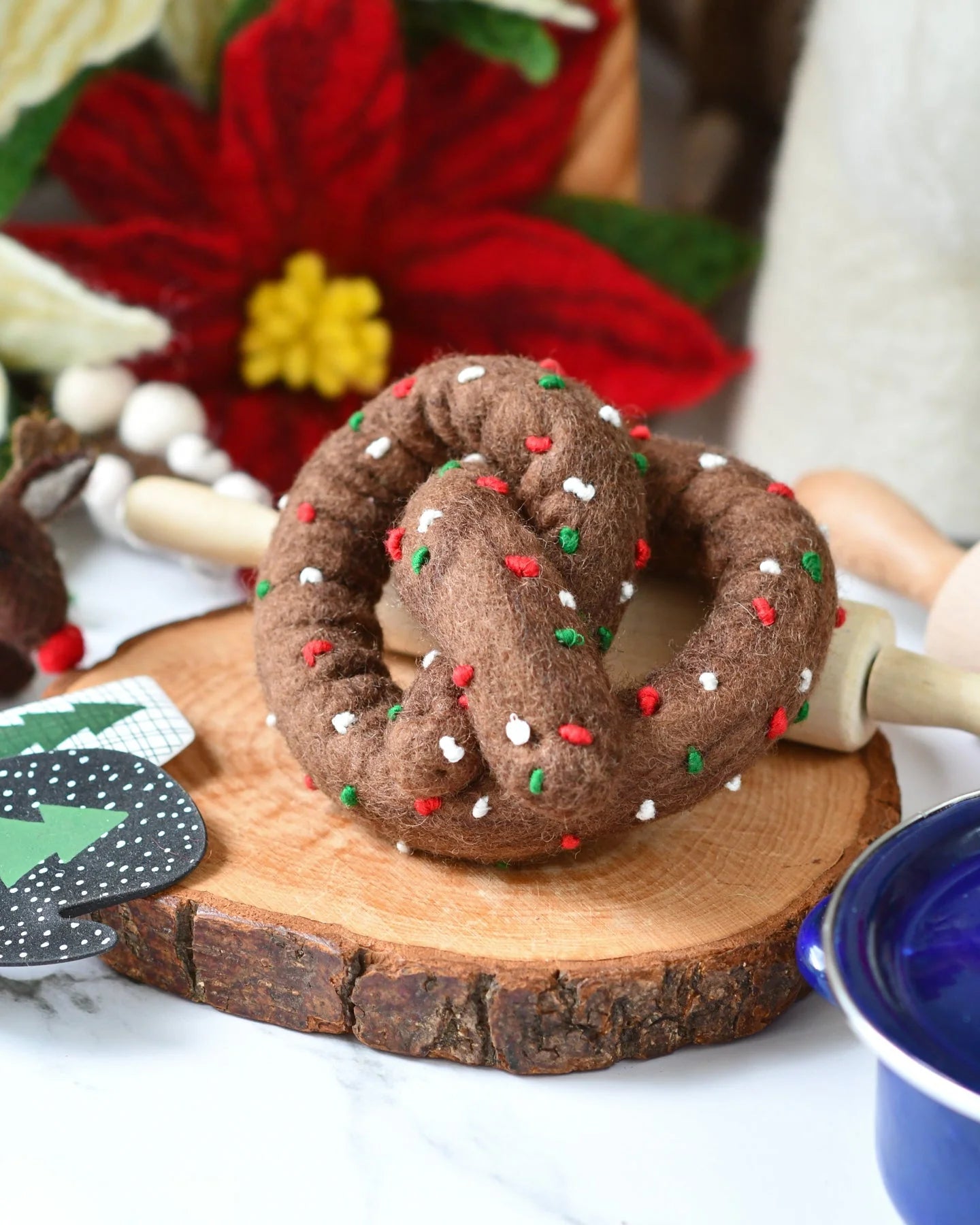 Felt Christmas Pretzel