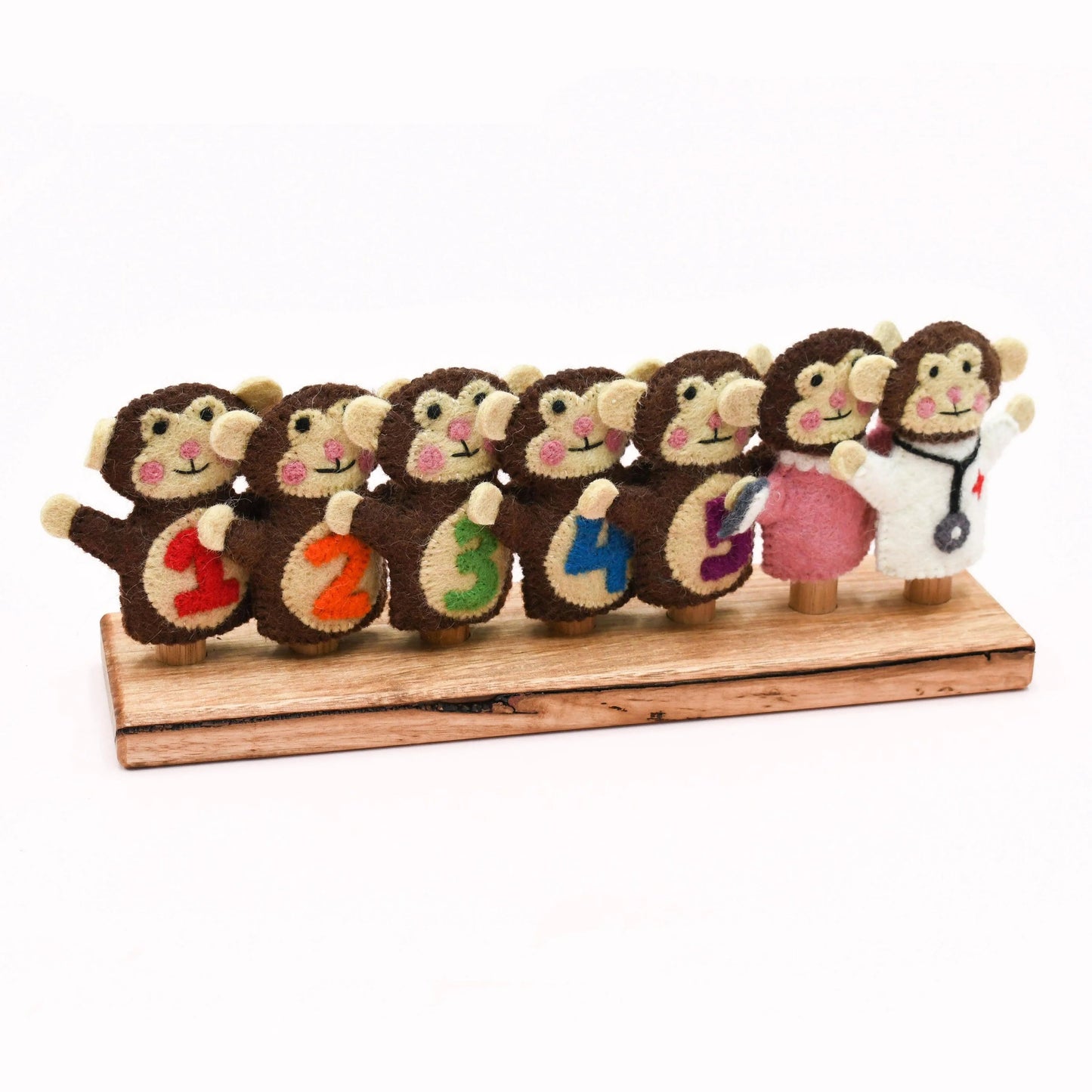 Finger Pupper Stand - 7 Rods