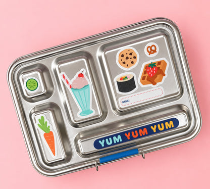 Reusable Lunch Box Stickers - For the Love of Food