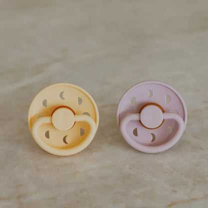 Moon Phase Dummy Latex - Set of 2 - Size 2 - Soft Lilac and Pale Daffodil