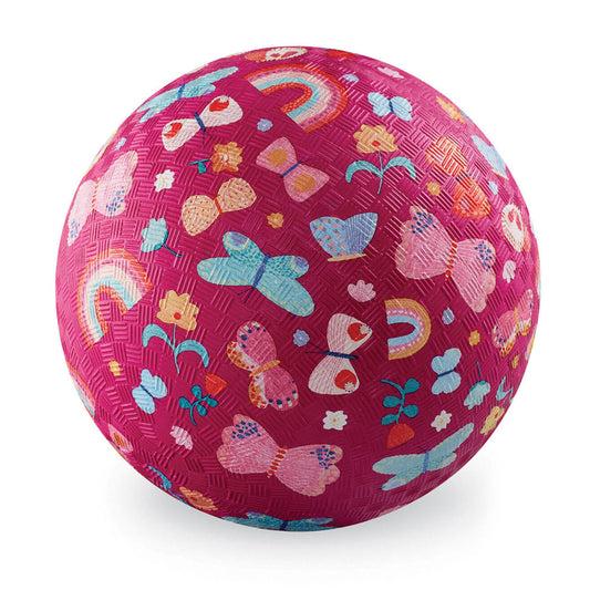 7 Inch Playground Ball - Butterfly Garden