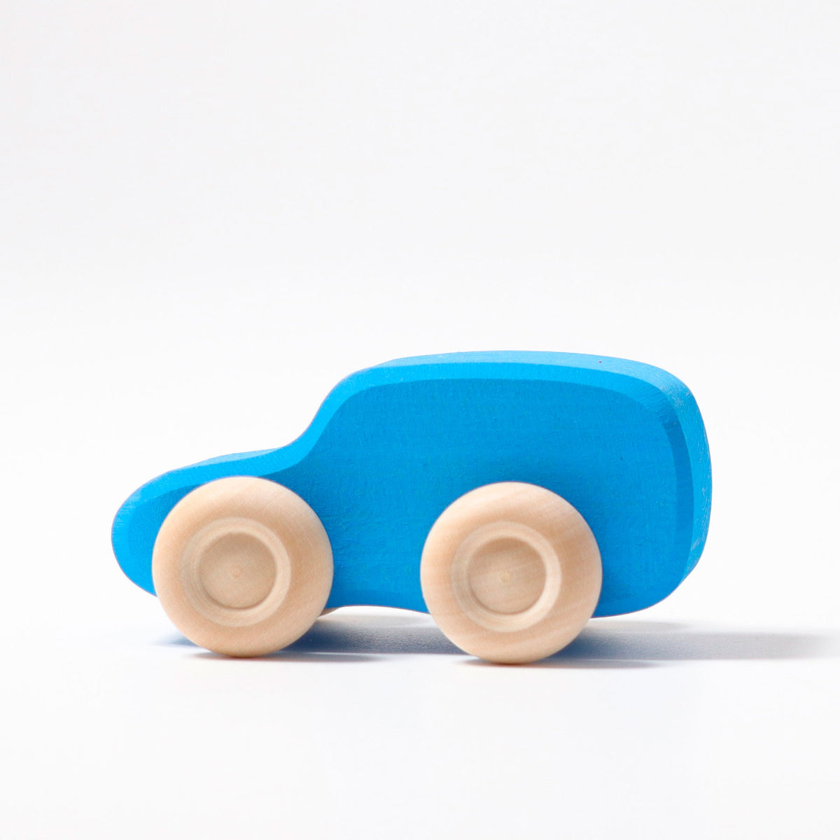 Grimm's Coloured Wooden Cars set of six handcrafted wooden vehicles for imaginative open-ended play.