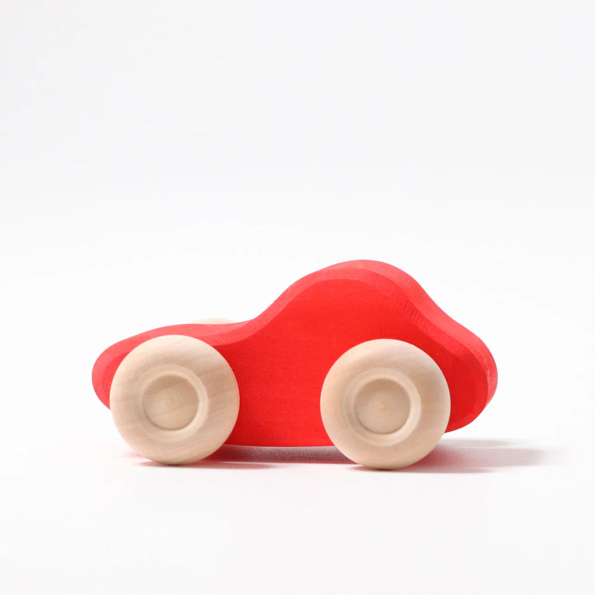 Grimm's Coloured Wooden Cars set of six handcrafted wooden vehicles for imaginative open-ended play.