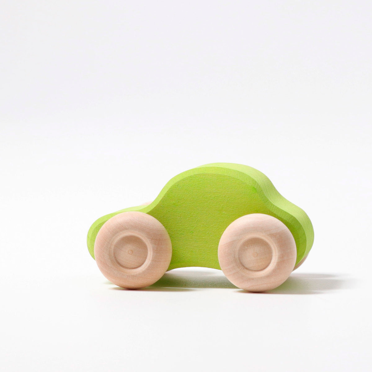 Grimm's Coloured Wooden Cars set of six handcrafted wooden vehicles for imaginative open-ended play.
