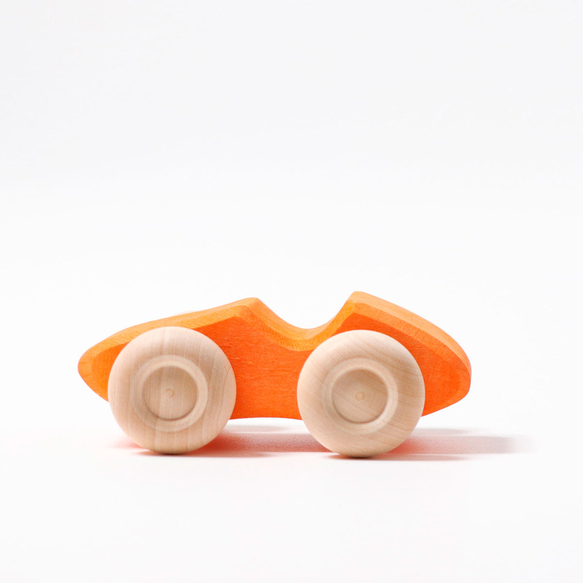 Grimm's Coloured Wooden Cars set of six handcrafted wooden vehicles for imaginative open-ended play.