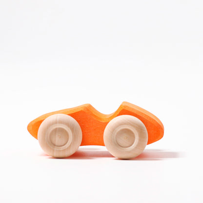 Grimm's Coloured Wooden Cars set of six handcrafted wooden vehicles for imaginative open-ended play.